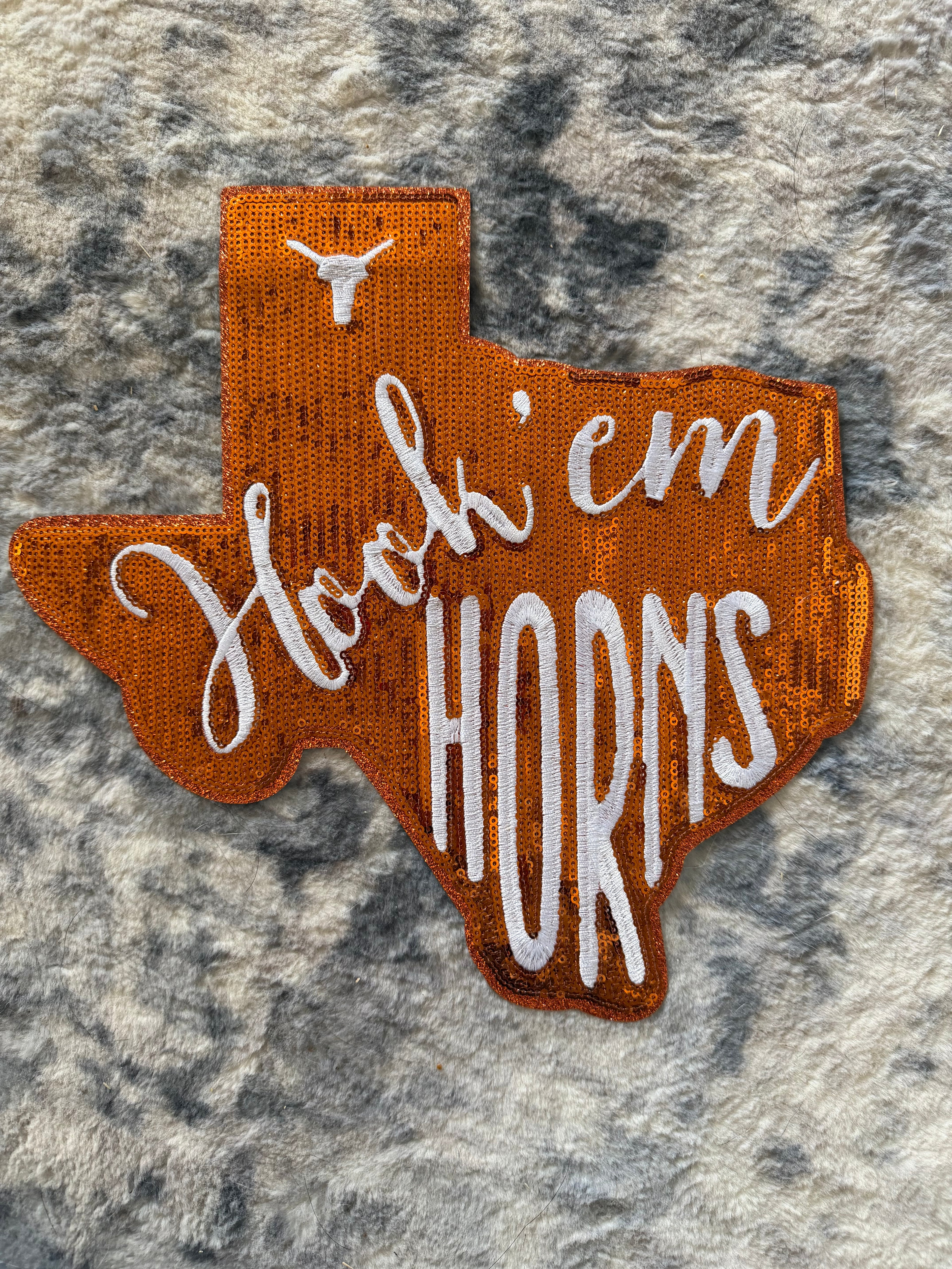 Longhorns Hook Em Patch