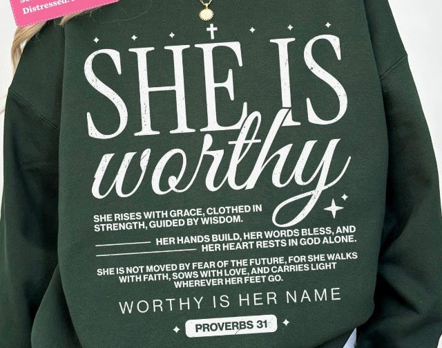 She Is Worthy