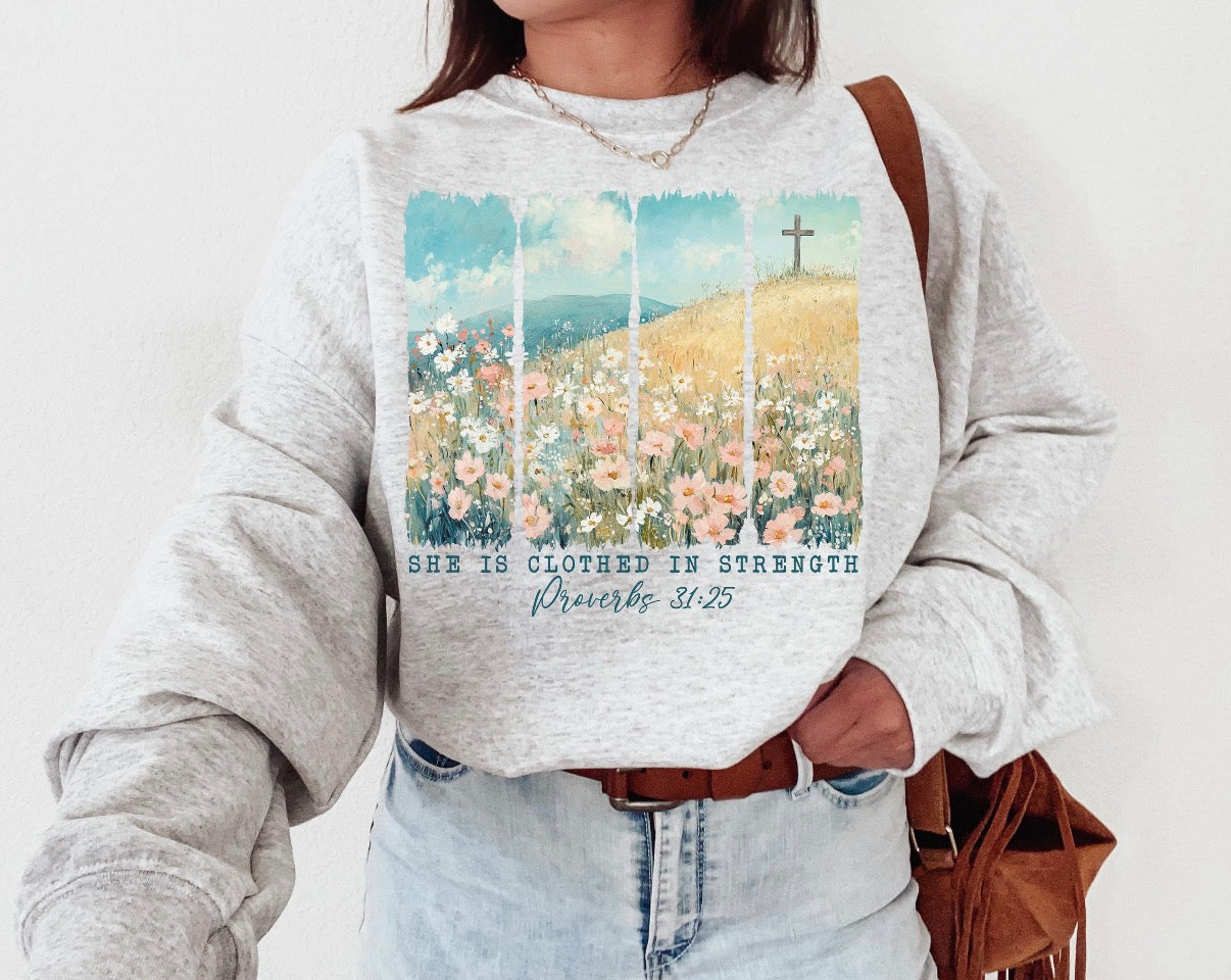 She Is Clothed In Strength