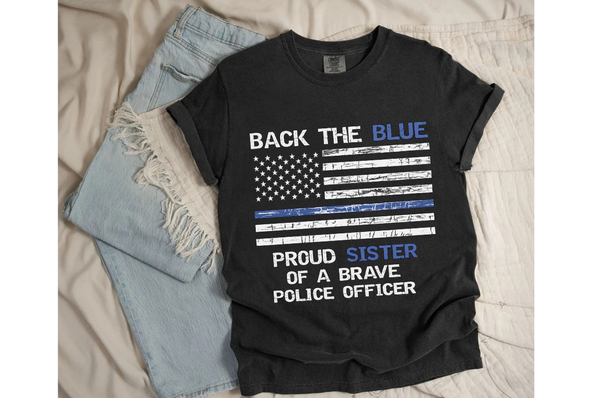 Back The Blue Proud Sister