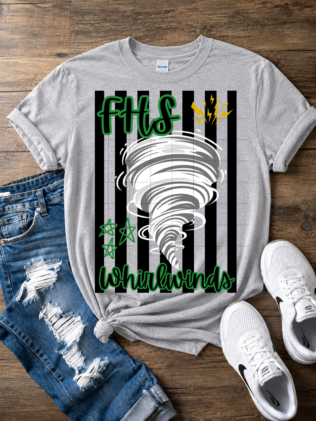 FHS Whirlwinds Striped